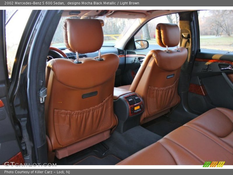 designo Mocha Black Metallic / Light Brown 2002 Mercedes-Benz S 600 Sedan