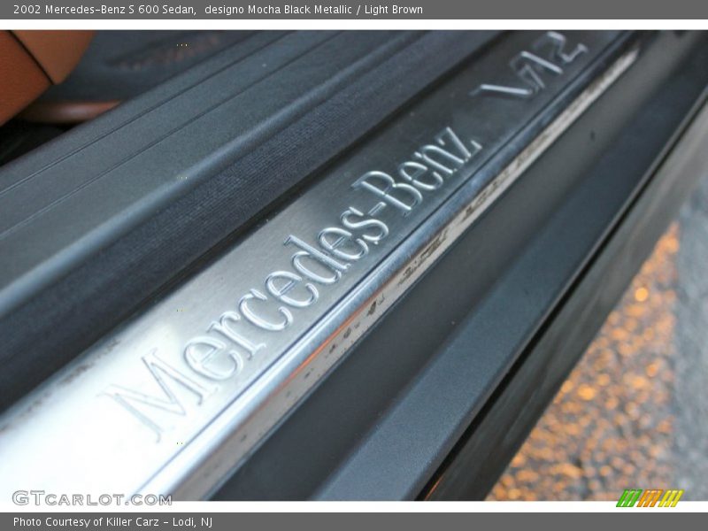 designo Mocha Black Metallic / Light Brown 2002 Mercedes-Benz S 600 Sedan