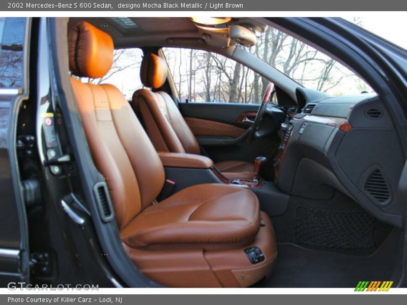 designo Mocha Black Metallic / Light Brown 2002 Mercedes-Benz S 600 Sedan
