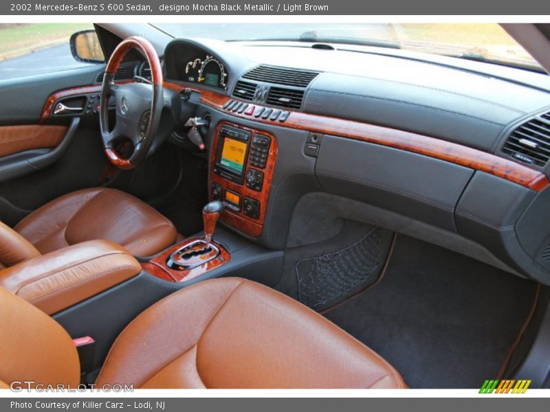 designo Mocha Black Metallic / Light Brown 2002 Mercedes-Benz S 600 Sedan