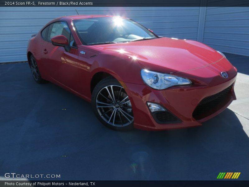 Firestorm / Black/Red Accents 2014 Scion FR-S