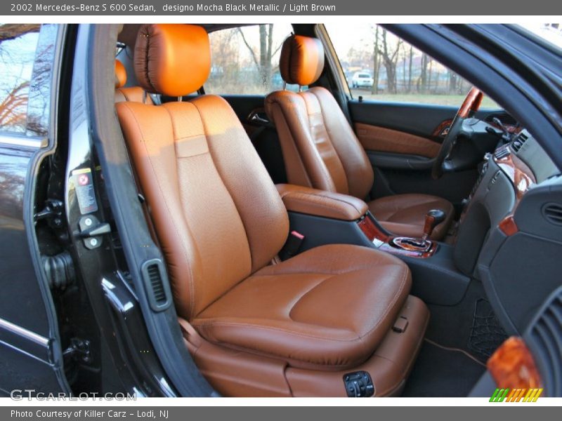 designo Mocha Black Metallic / Light Brown 2002 Mercedes-Benz S 600 Sedan
