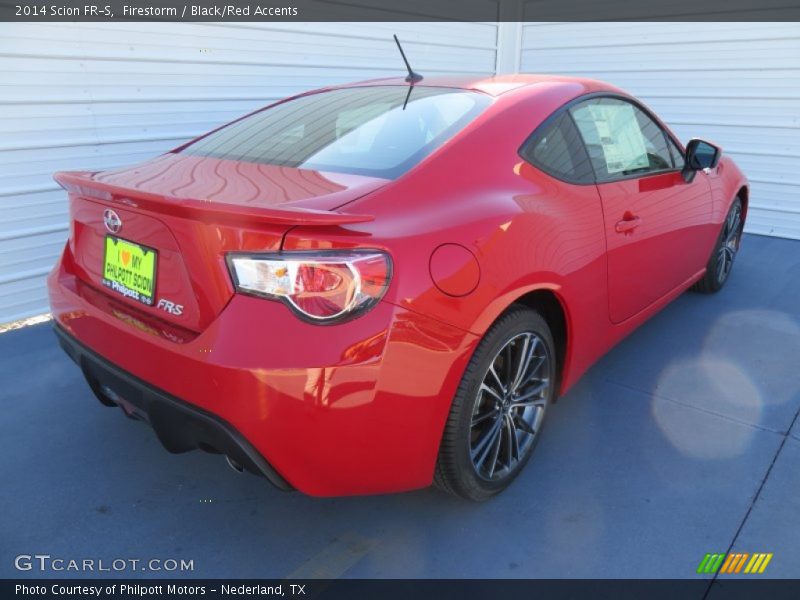 Firestorm / Black/Red Accents 2014 Scion FR-S