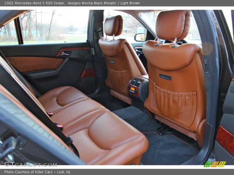 designo Mocha Black Metallic / Light Brown 2002 Mercedes-Benz S 600 Sedan