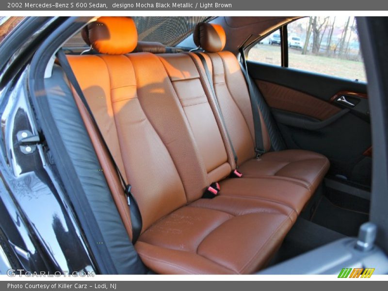 designo Mocha Black Metallic / Light Brown 2002 Mercedes-Benz S 600 Sedan