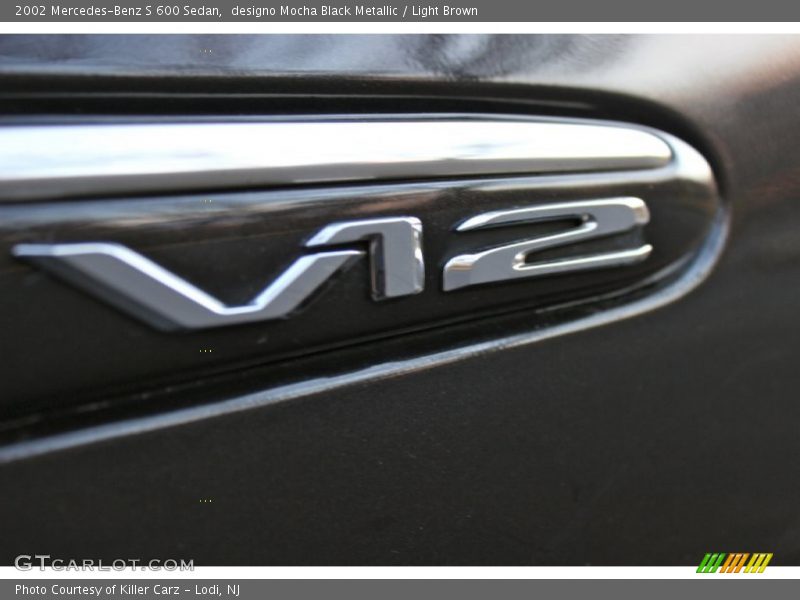designo Mocha Black Metallic / Light Brown 2002 Mercedes-Benz S 600 Sedan