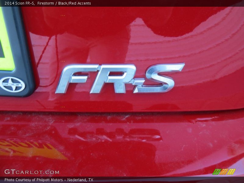 Firestorm / Black/Red Accents 2014 Scion FR-S