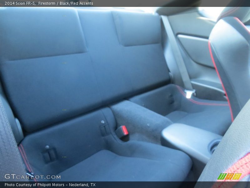 Rear Seat of 2014 FR-S 