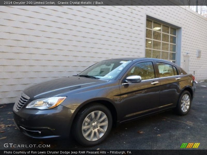 Granite Crystal Metallic / Black 2014 Chrysler 200 Limited Sedan