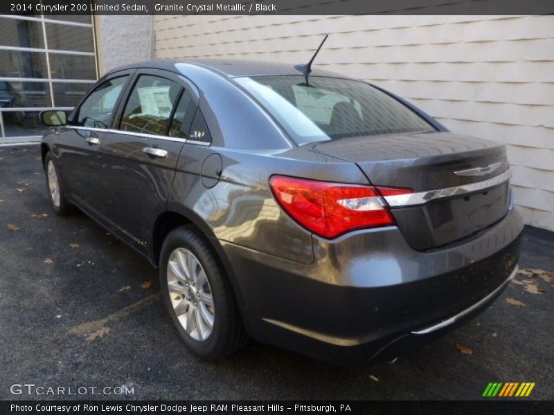 Granite Crystal Metallic / Black 2014 Chrysler 200 Limited Sedan