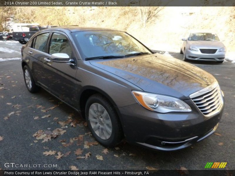 Granite Crystal Metallic / Black 2014 Chrysler 200 Limited Sedan