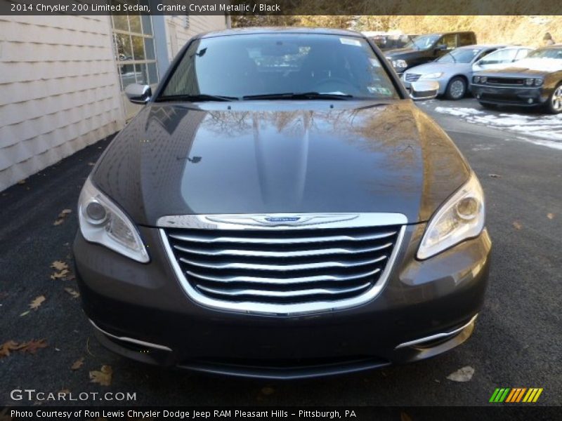 Granite Crystal Metallic / Black 2014 Chrysler 200 Limited Sedan