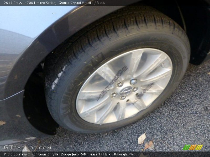 Granite Crystal Metallic / Black 2014 Chrysler 200 Limited Sedan