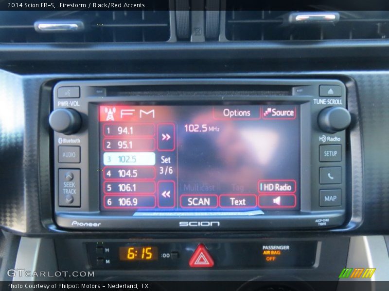 Firestorm / Black/Red Accents 2014 Scion FR-S