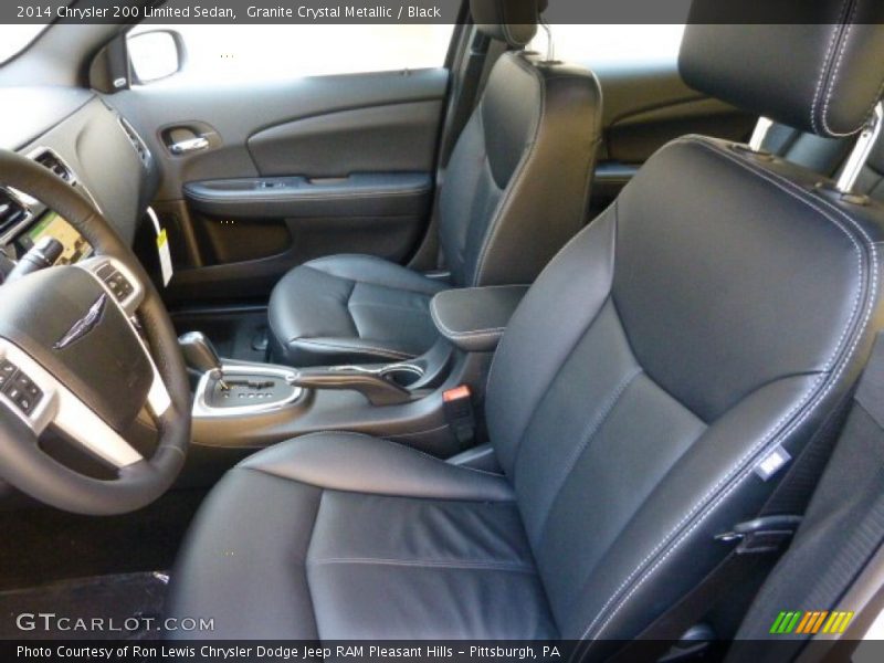 Granite Crystal Metallic / Black 2014 Chrysler 200 Limited Sedan