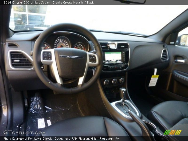 Granite Crystal Metallic / Black 2014 Chrysler 200 Limited Sedan