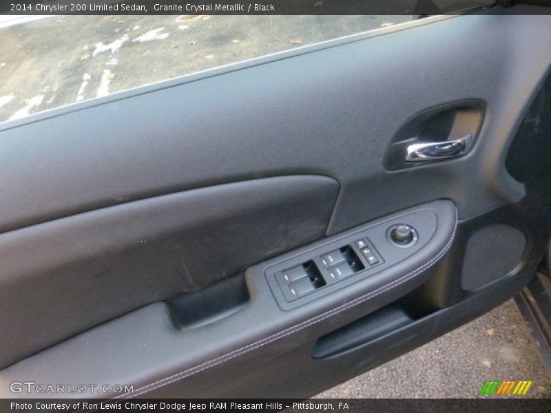 Granite Crystal Metallic / Black 2014 Chrysler 200 Limited Sedan