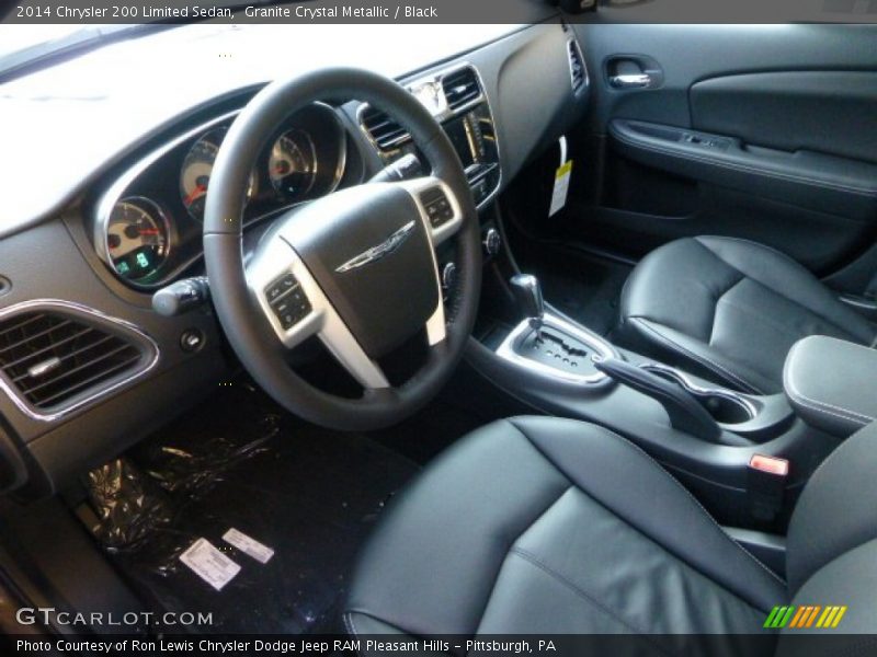 Granite Crystal Metallic / Black 2014 Chrysler 200 Limited Sedan