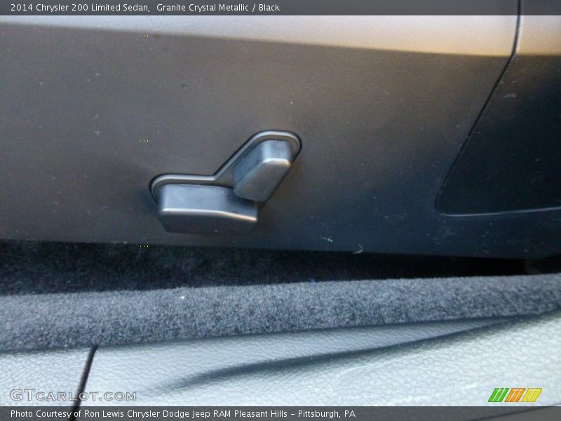 Granite Crystal Metallic / Black 2014 Chrysler 200 Limited Sedan