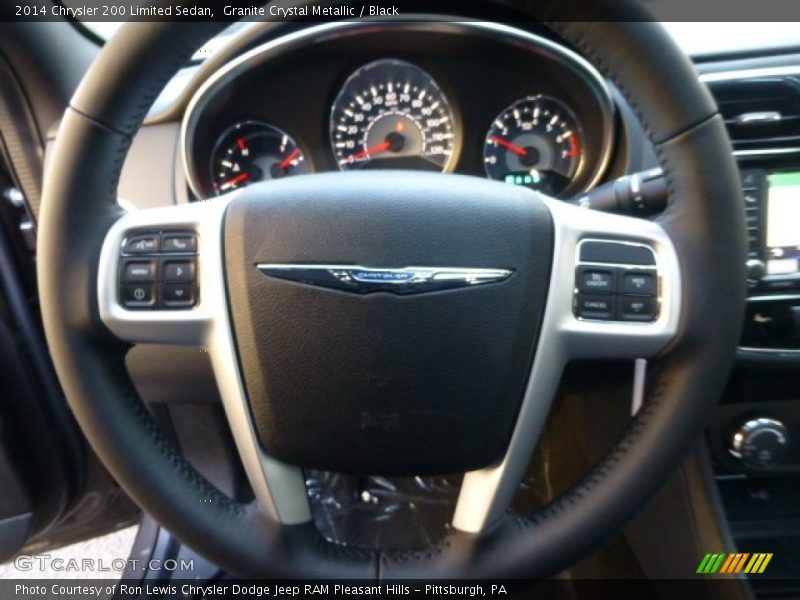 Granite Crystal Metallic / Black 2014 Chrysler 200 Limited Sedan