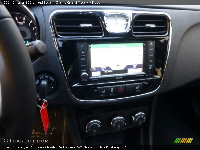Granite Crystal Metallic / Black 2014 Chrysler 200 Limited Sedan