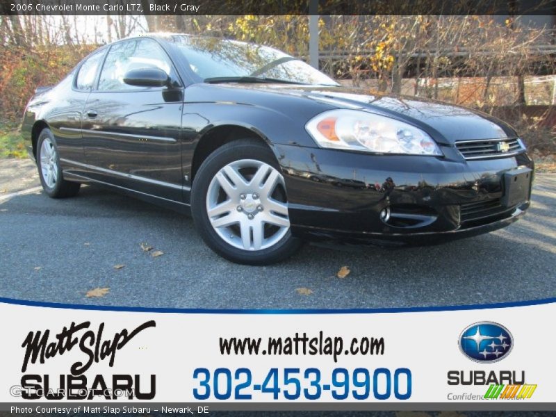 Black / Gray 2006 Chevrolet Monte Carlo LTZ