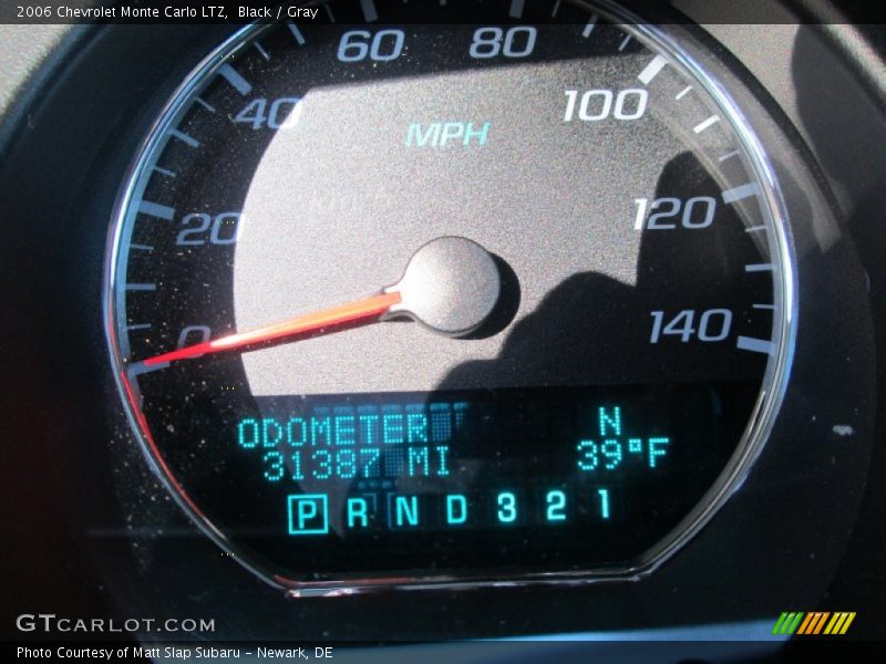 Black / Gray 2006 Chevrolet Monte Carlo LTZ