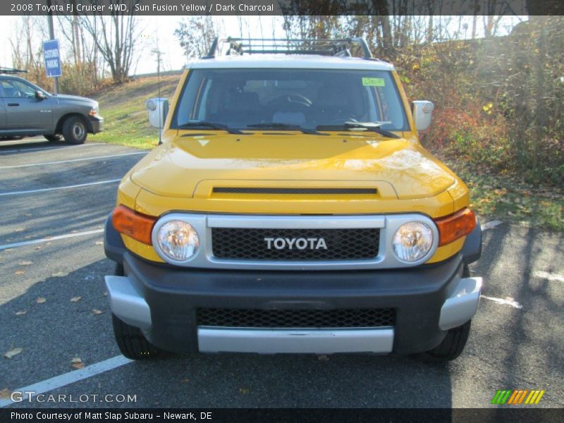 Sun Fusion Yellow / Dark Charcoal 2008 Toyota FJ Cruiser 4WD