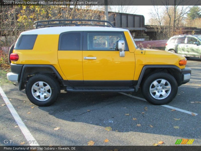 Sun Fusion Yellow / Dark Charcoal 2008 Toyota FJ Cruiser 4WD