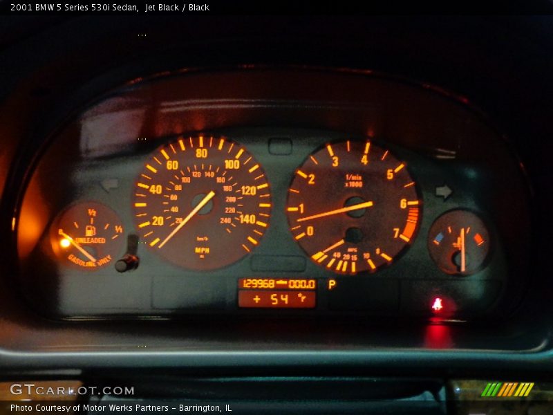 Jet Black / Black 2001 BMW 5 Series 530i Sedan