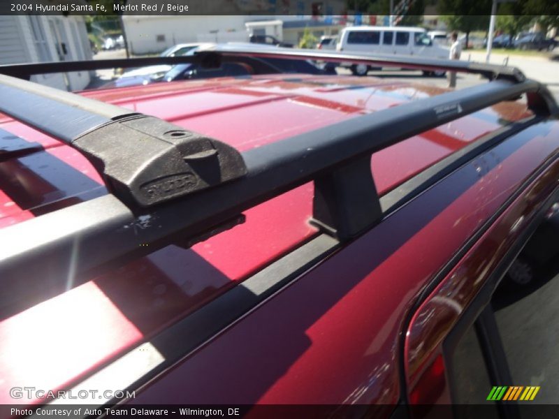 Merlot Red / Beige 2004 Hyundai Santa Fe