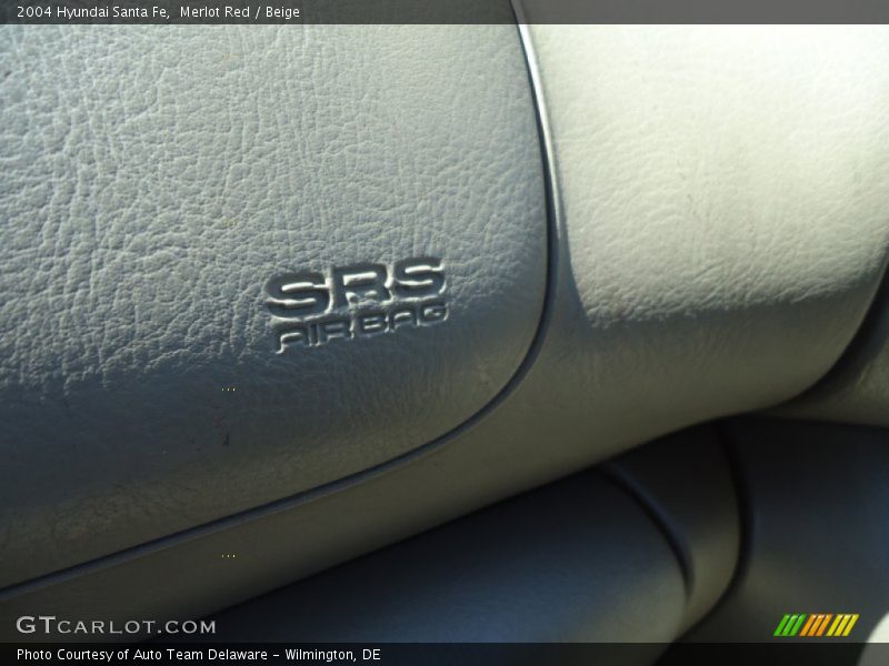 Merlot Red / Beige 2004 Hyundai Santa Fe