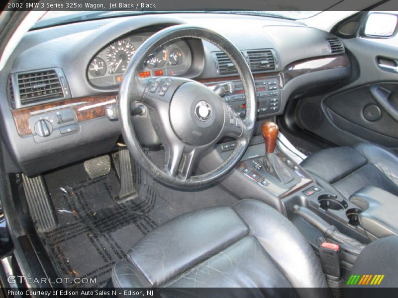 Black Interior - 2002 3 Series 325xi Wagon 