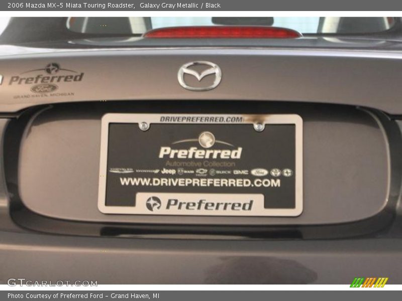 Galaxy Gray Metallic / Black 2006 Mazda MX-5 Miata Touring Roadster