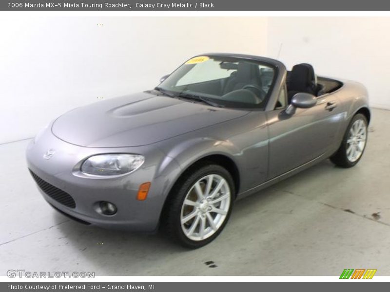 Galaxy Gray Metallic / Black 2006 Mazda MX-5 Miata Touring Roadster