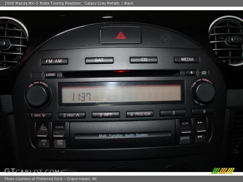 Galaxy Gray Metallic / Black 2006 Mazda MX-5 Miata Touring Roadster