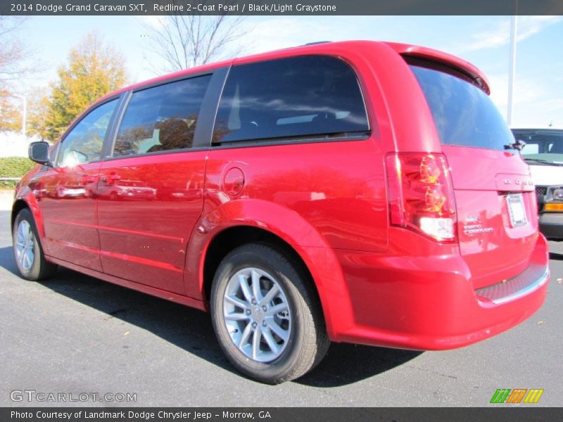 Redline 2-Coat Pearl / Black/Light Graystone 2014 Dodge Grand Caravan SXT