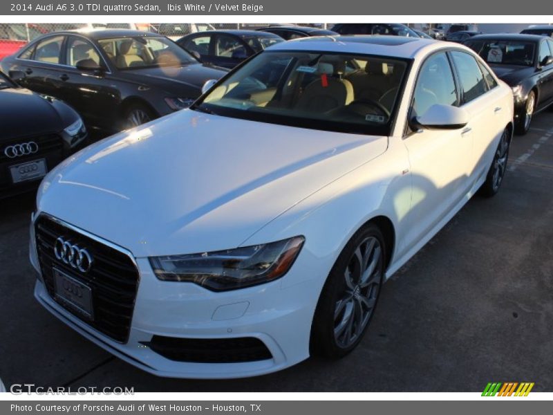 Ibis White / Velvet Beige 2014 Audi A6 3.0 TDI quattro Sedan