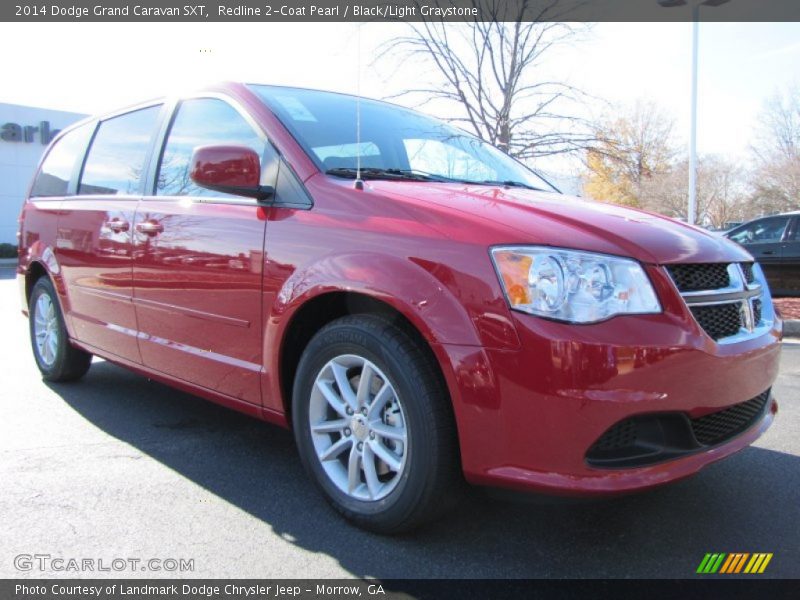 Redline 2-Coat Pearl / Black/Light Graystone 2014 Dodge Grand Caravan SXT