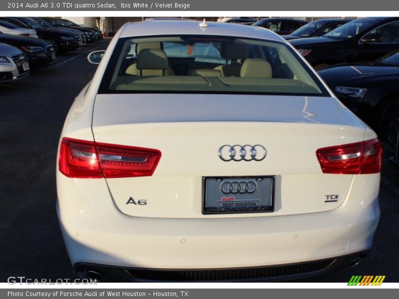 Ibis White / Velvet Beige 2014 Audi A6 3.0 TDI quattro Sedan