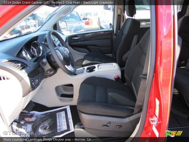 Redline 2-Coat Pearl / Black/Light Graystone 2014 Dodge Grand Caravan SXT