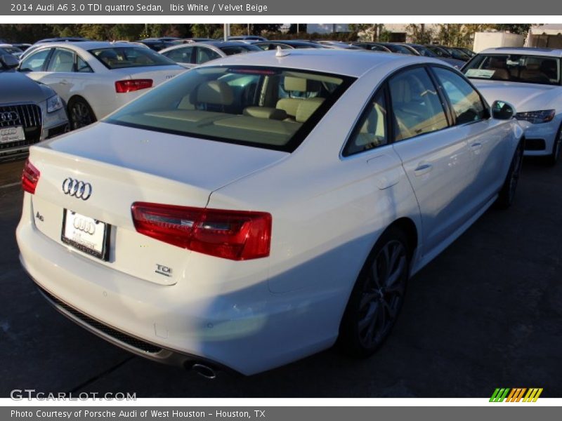 Ibis White / Velvet Beige 2014 Audi A6 3.0 TDI quattro Sedan