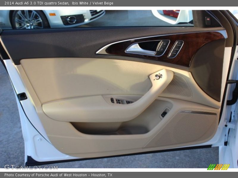 Ibis White / Velvet Beige 2014 Audi A6 3.0 TDI quattro Sedan