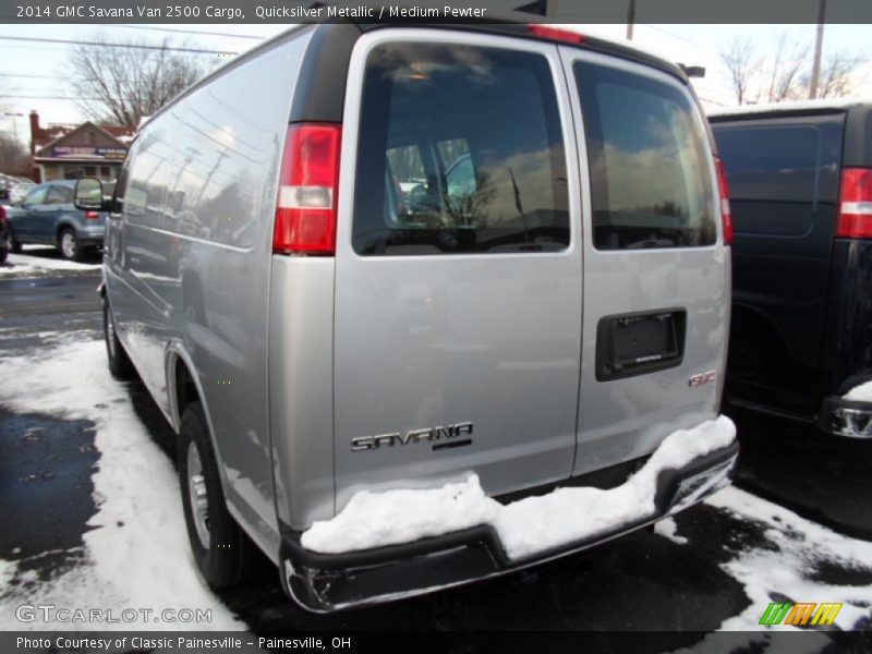 Quicksilver Metallic / Medium Pewter 2014 GMC Savana Van 2500 Cargo