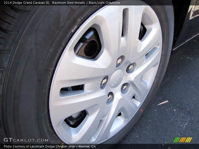 Maximum Steel Metallic / Black/Light Graystone 2014 Dodge Grand Caravan SE