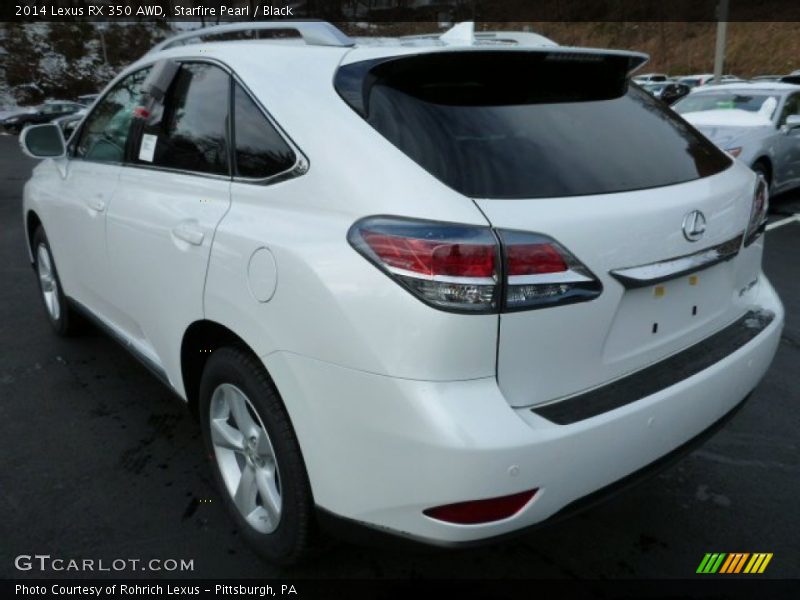 Starfire Pearl / Black 2014 Lexus RX 350 AWD