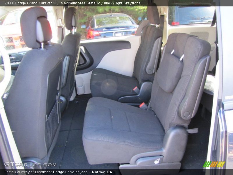 Maximum Steel Metallic / Black/Light Graystone 2014 Dodge Grand Caravan SE