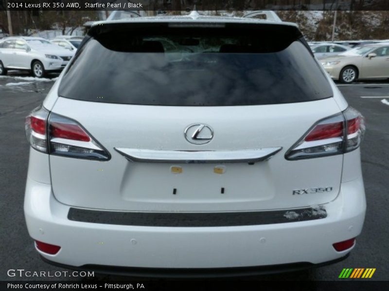 Starfire Pearl / Black 2014 Lexus RX 350 AWD