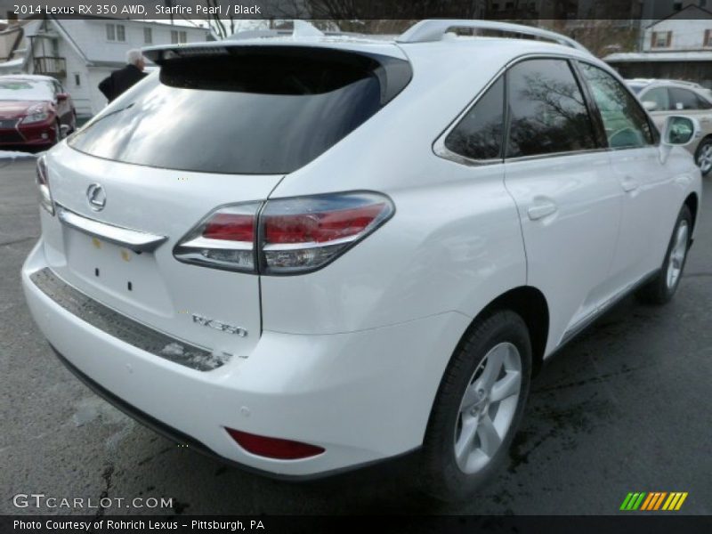 Starfire Pearl / Black 2014 Lexus RX 350 AWD