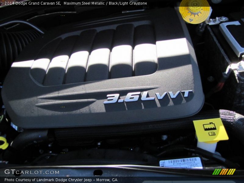 Maximum Steel Metallic / Black/Light Graystone 2014 Dodge Grand Caravan SE
